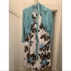 Dress Barn floral dress, size 4